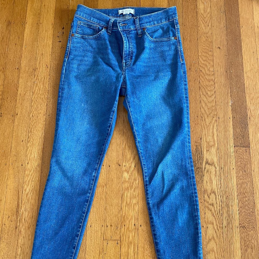 Madewell 9'' Mid-Rise Skinny Jeans, Size 29